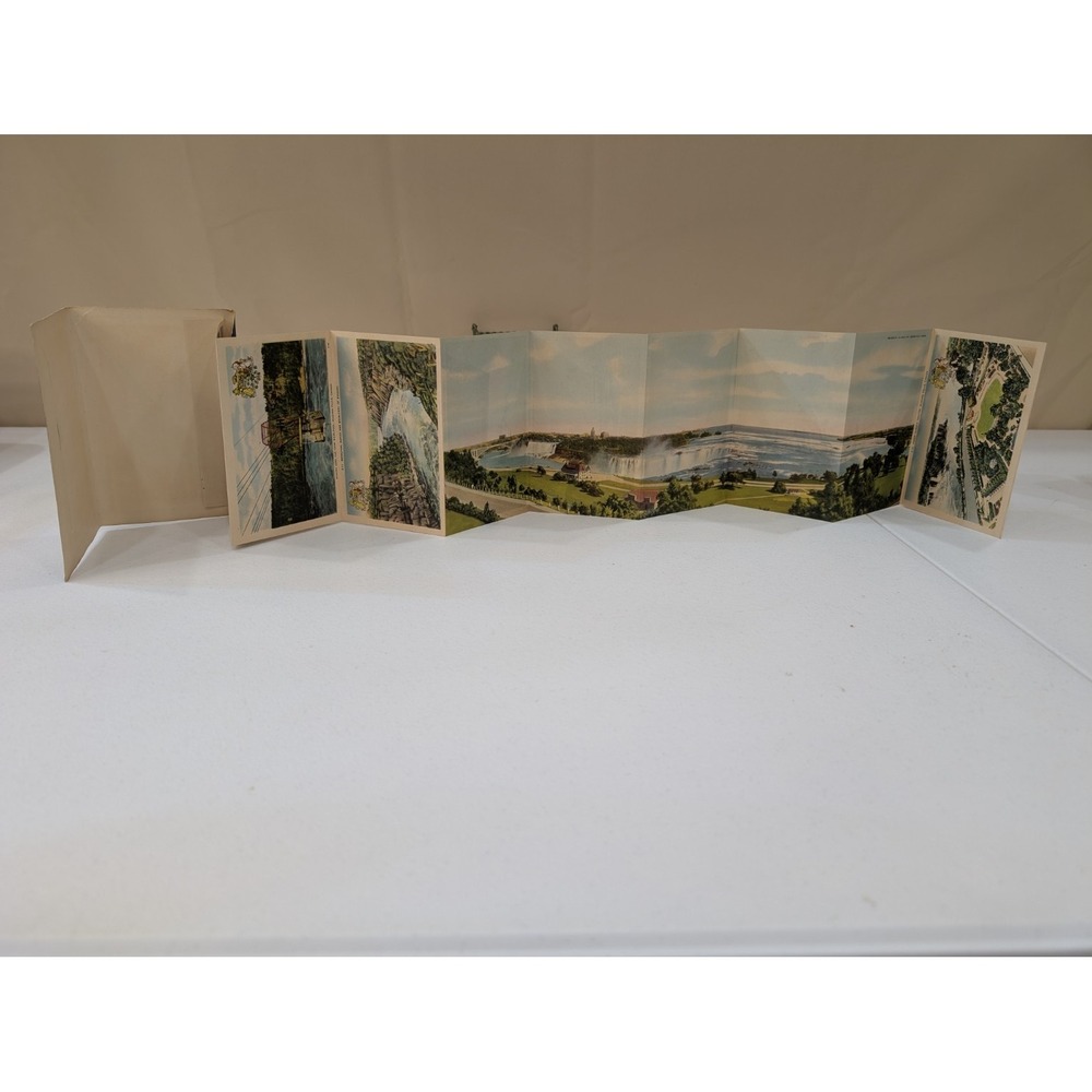 Vintage Niagara Falls Postcard Booklet – F.H. Leslie Canada‎ – Accordion Fold - Picture 3 of 4
